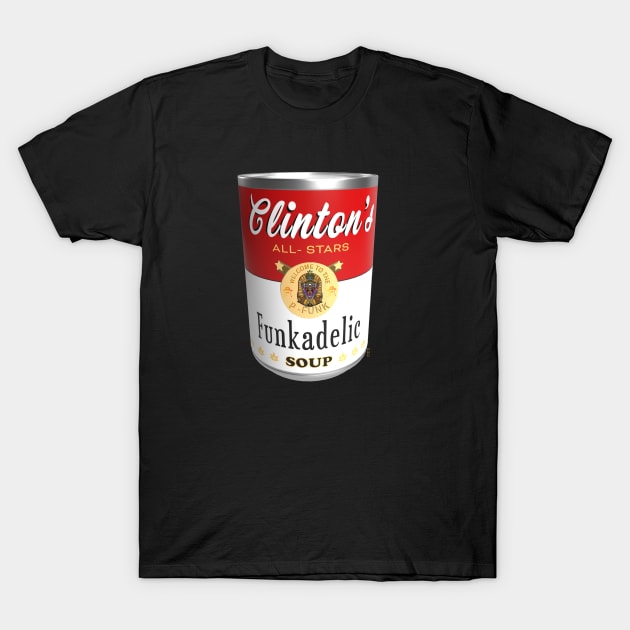 Clinton All-Stars P Funk Soup T-Shirt by Odd Hourz Creative